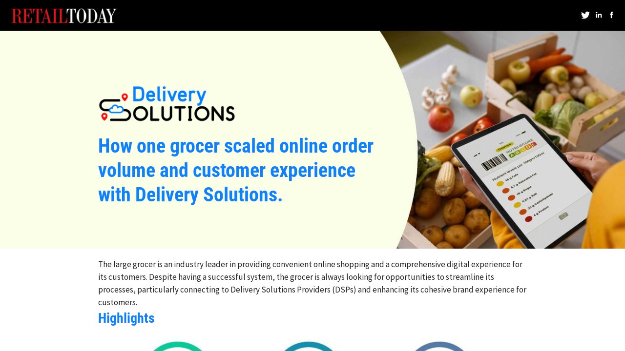 Delivery Solutions - Retail Transformation 2023